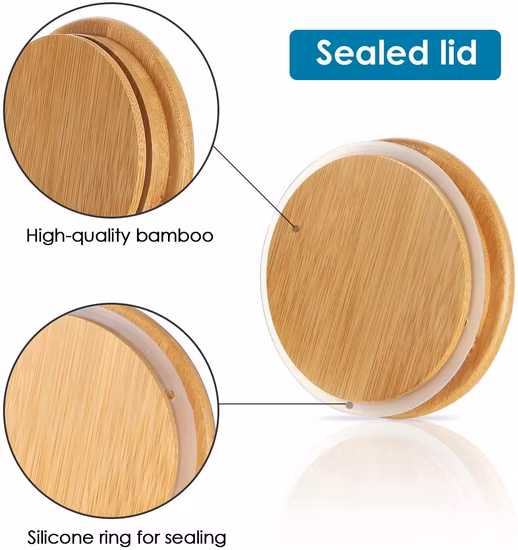 Банка для хранения из боросиликатного стекла, стеклянная посуда для кухонной тары